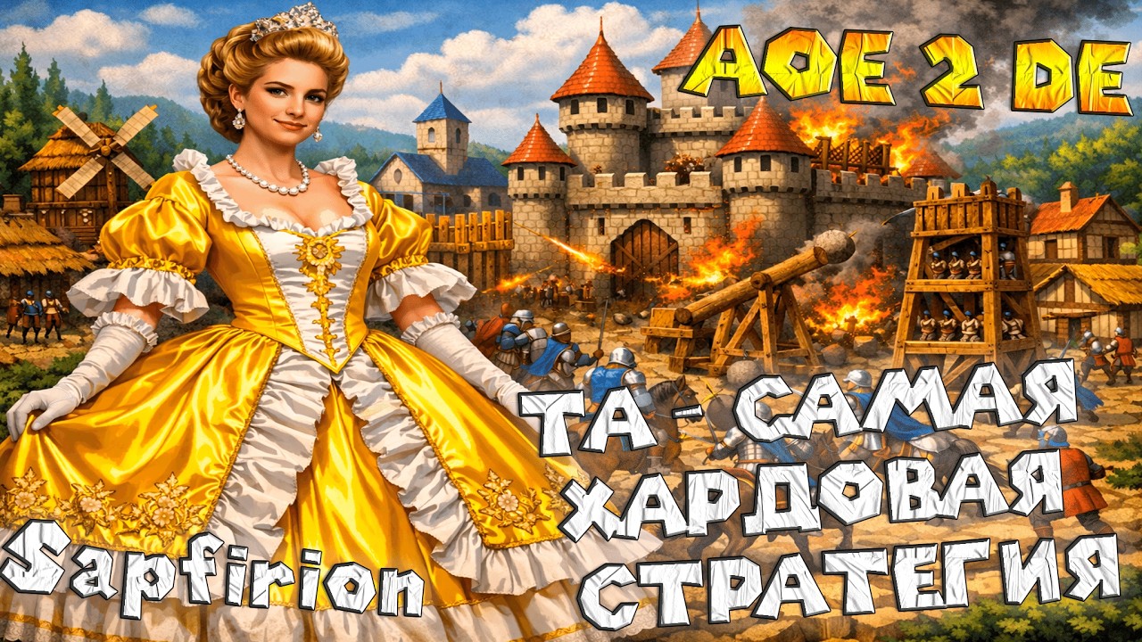 САМАЯ ЛУЧШАЯ СТРАТЕГИЯ! - AgeOfEmpires2 DE x1 - Стрим 1 Королевское Комментирование!