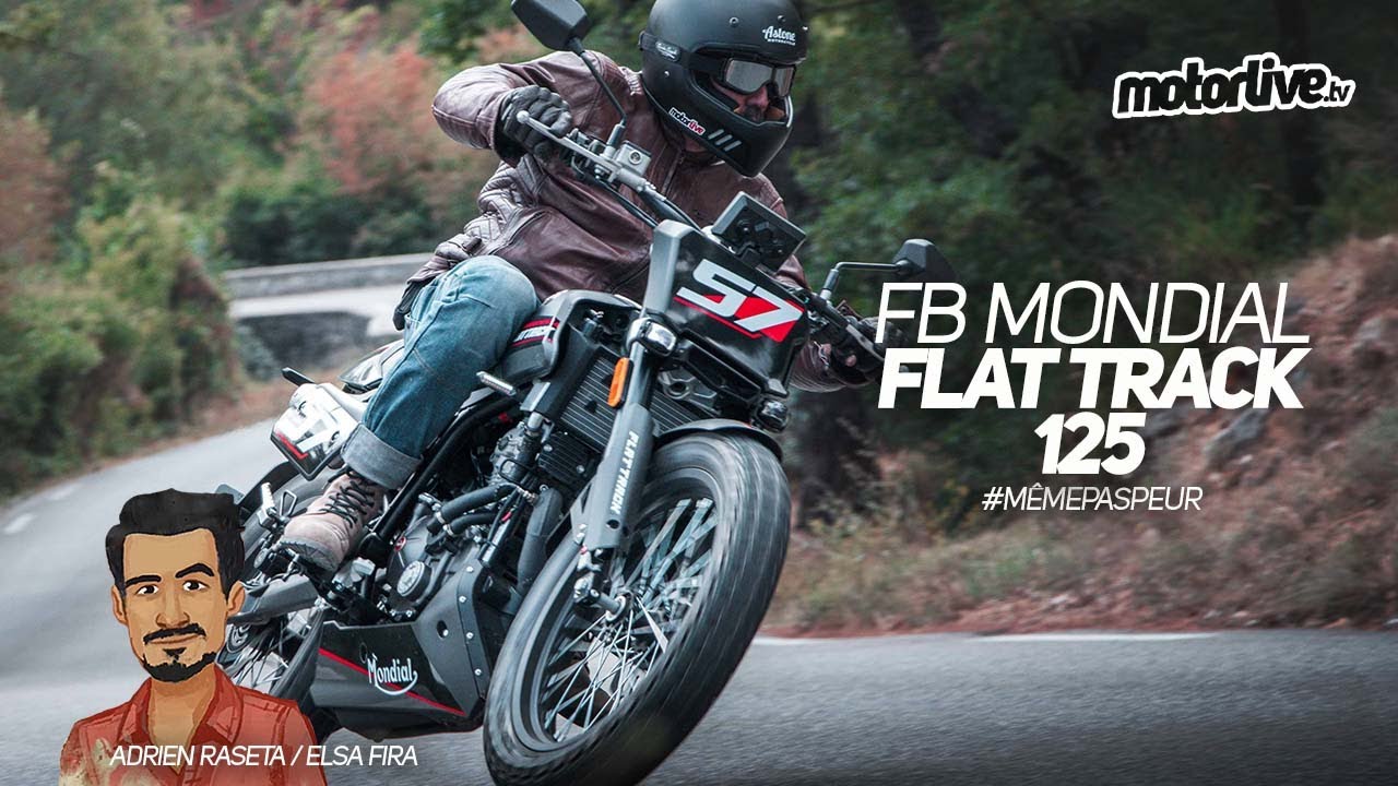 FB MONDIAL FLAT TRACK 125 I ESSAI MOTORLIVE