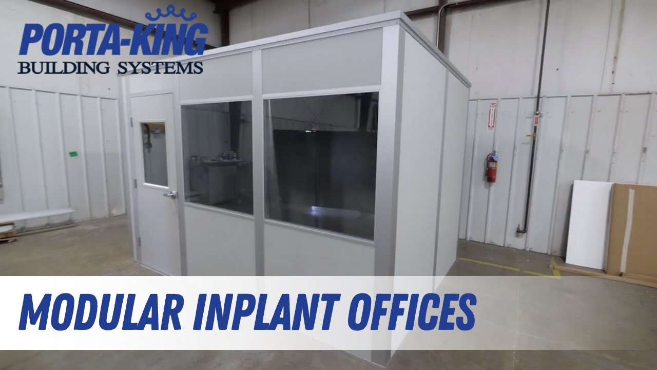 Modular Inplant Office Installation | Porta-King Building Systems