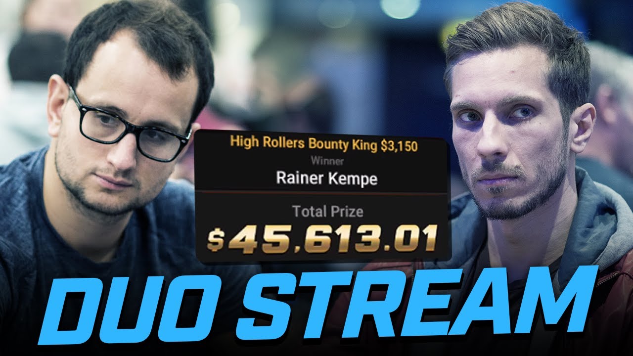 Rainer Kempe & Julian Thomas Duo-Stream - Huge Deeprun in the $3k Bounty King