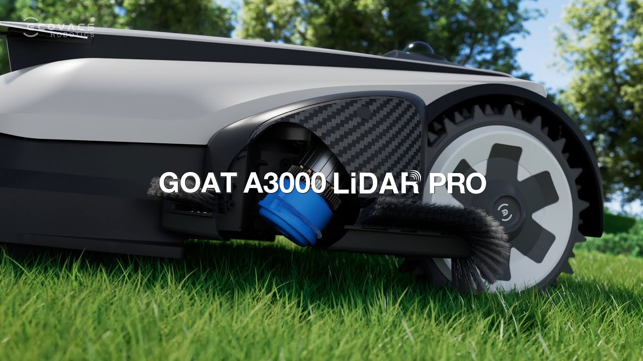 GOAT A3000 LiDAR PRO &ndash; Redefining effortless, hands-free lawn care.