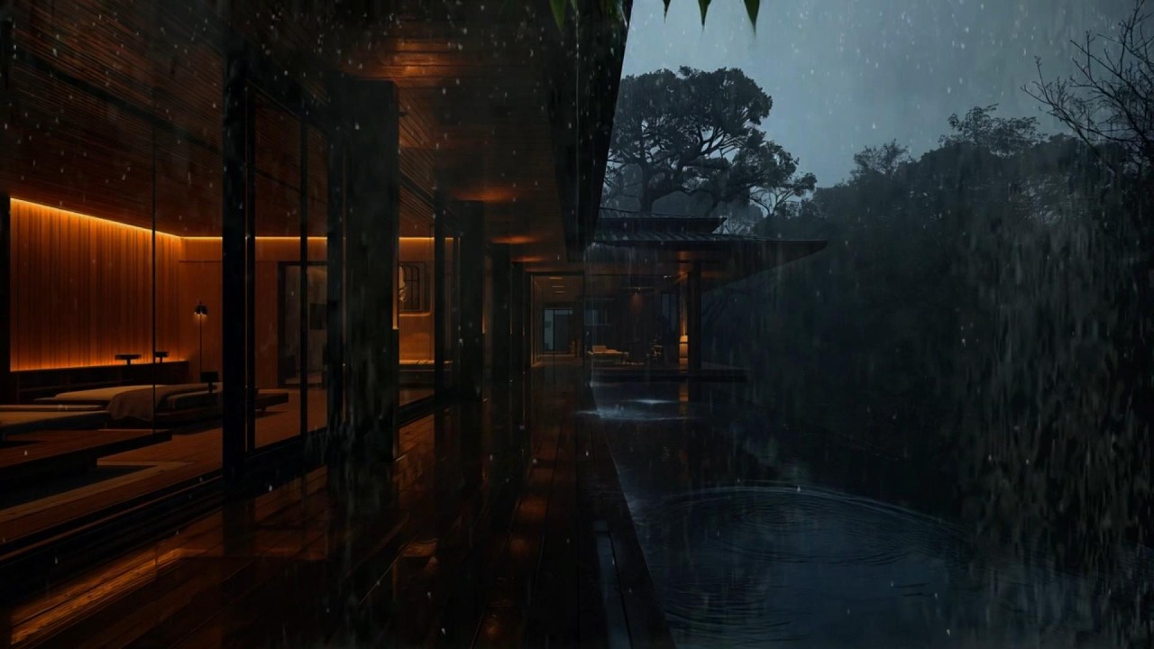 Deep Sleep on a Rainy Night Rain Sounds for Sleeping FAST  Beat Insomnia & Relax