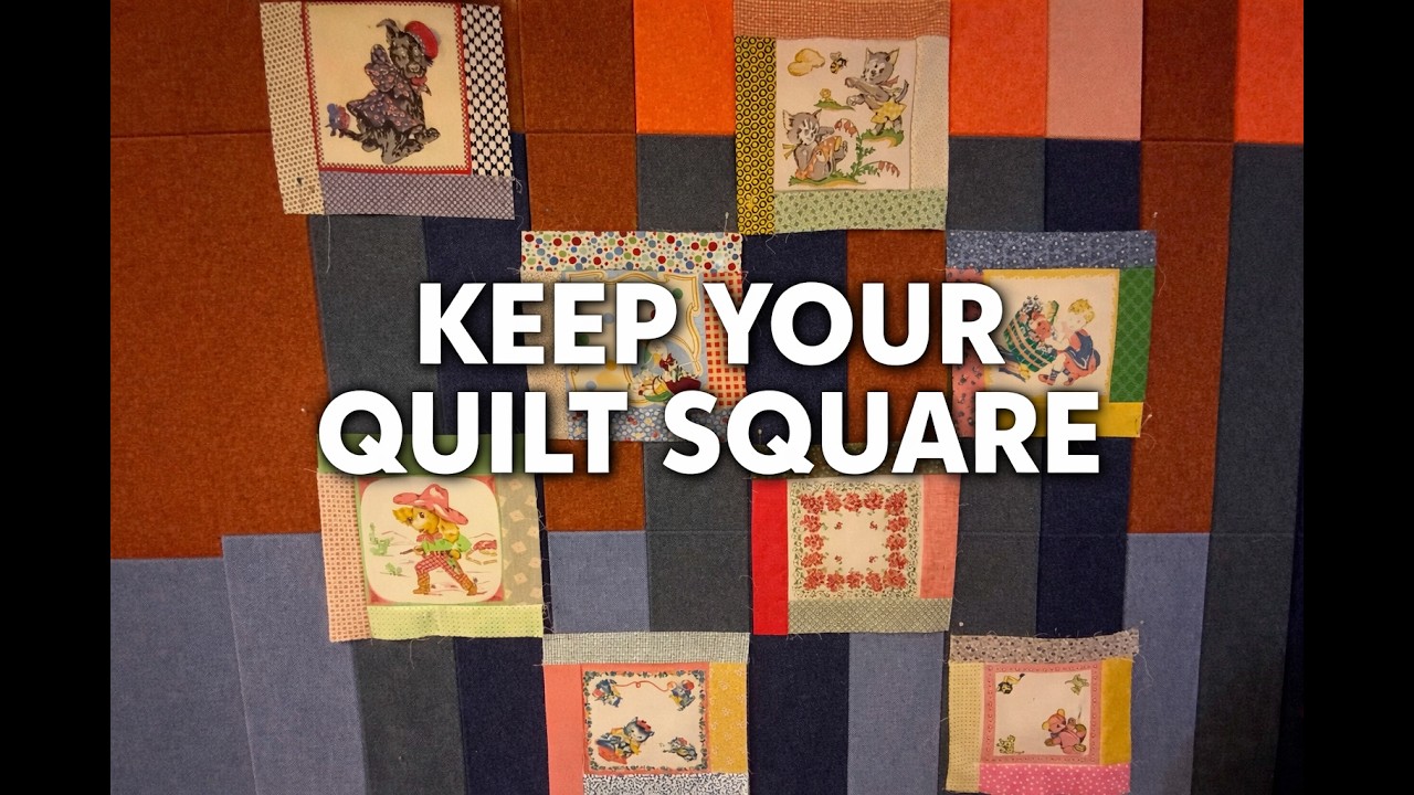 Hankie Quilt Tutorial | Keeping Your Quilt Square & Adding Borders