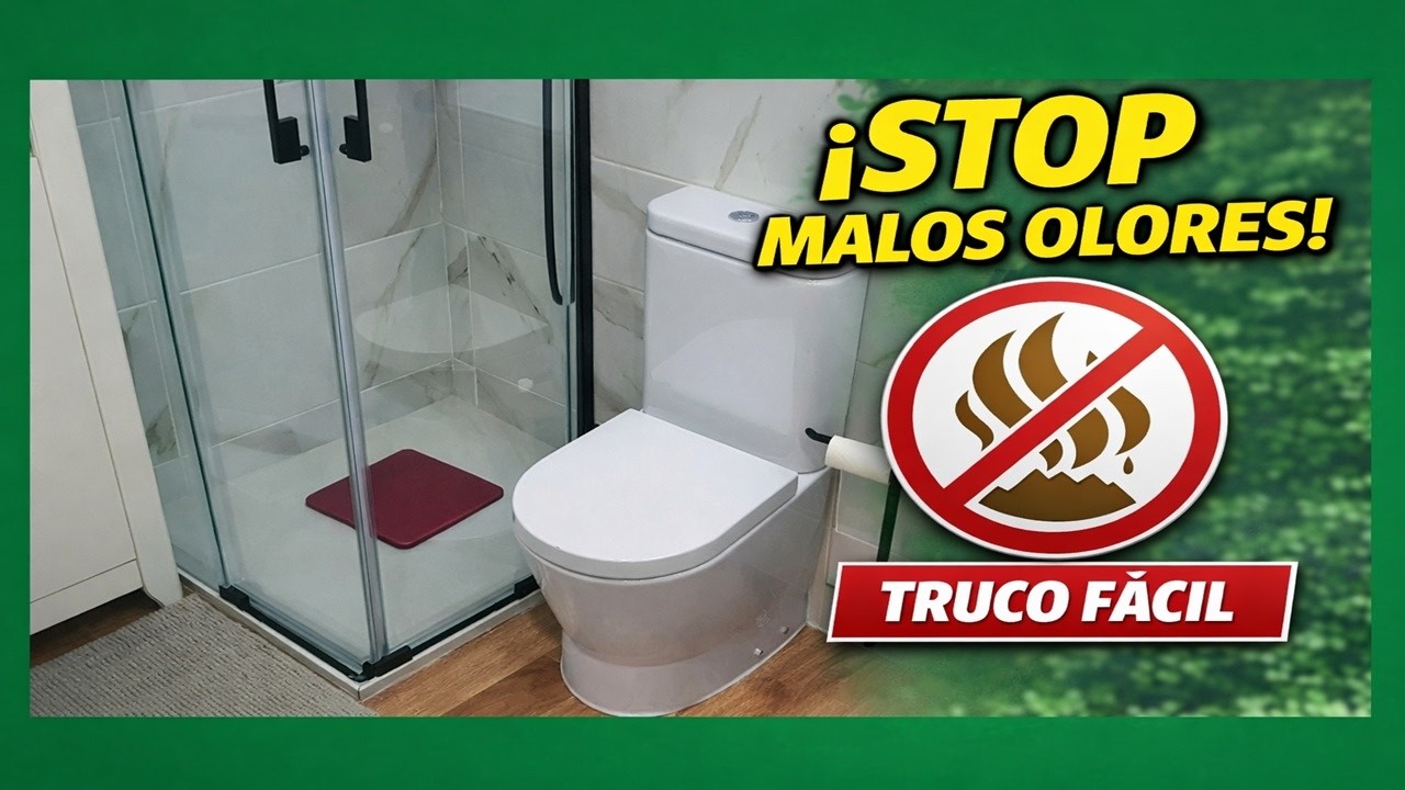 ¡Adiós a los malos olores! del plato de ducha