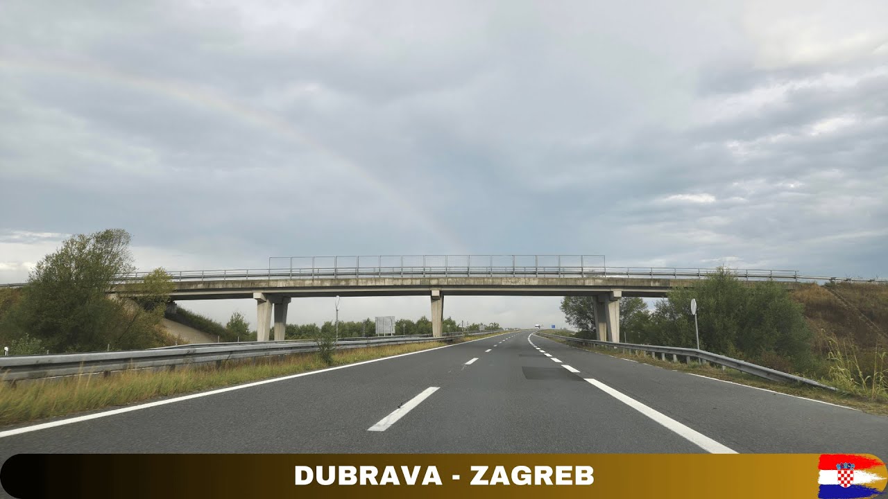 Driving in Croatia #89 - Day Drive from Dubrava (Vrbovec) to Zagreb