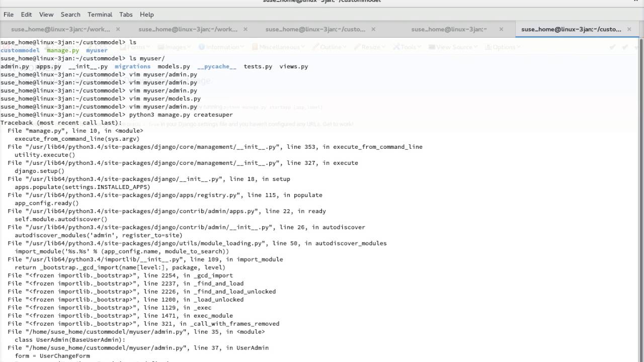 Django Finall part UserAdmin  and User creation form