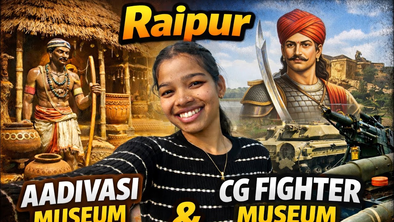Raipur Aadivasi Museum & CG Fighter Museum | Shahid Veer Narayan Singh | Raipur Vlog #prideofindia 