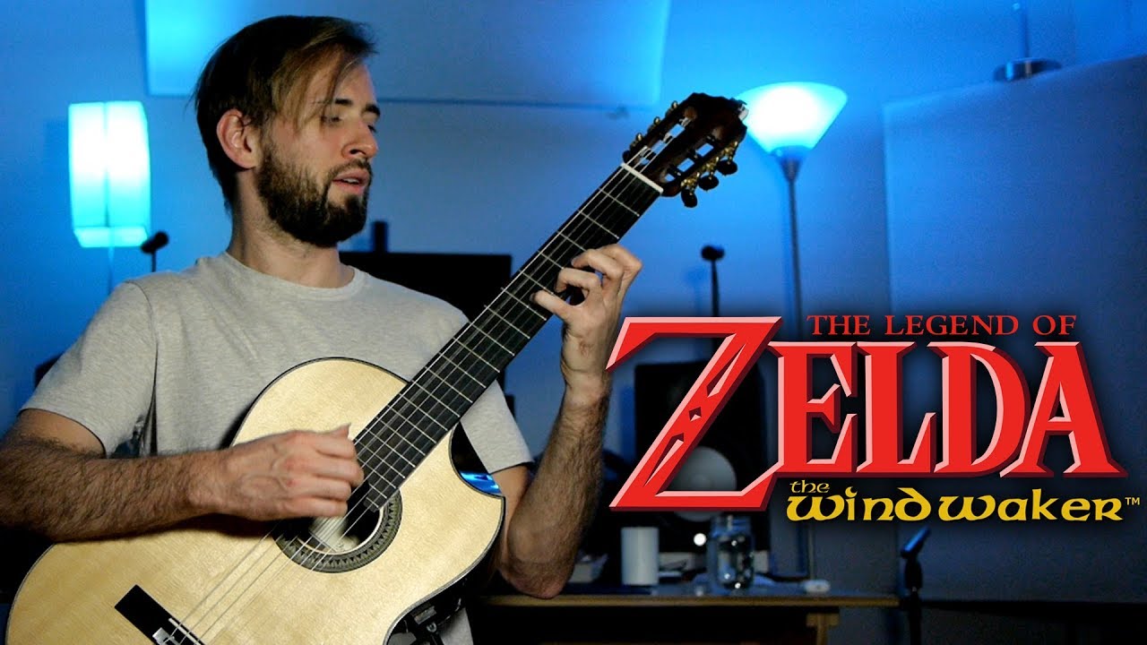ZELDA WINDWAKER on CLASSICAL GUITAR!  The Great Sea