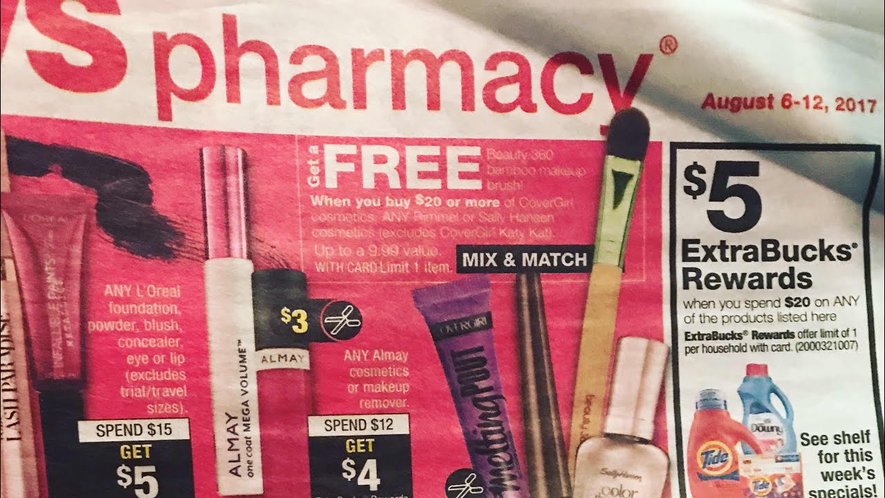 CVS Deals Starting 8/6/17