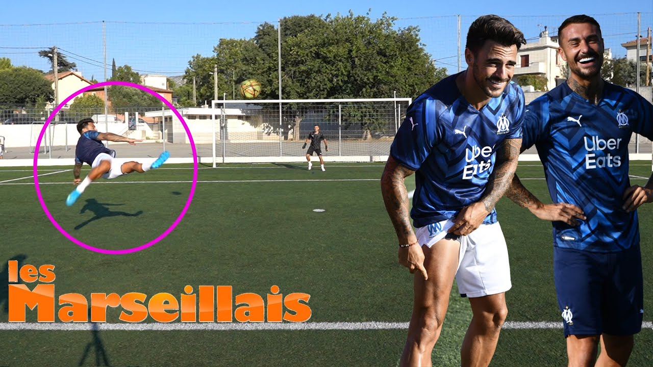 Benji Samat et Nico Ferrero sont-ils forts au foot (Ils &eacute;taient au centre de formation de l'OM(1/2))