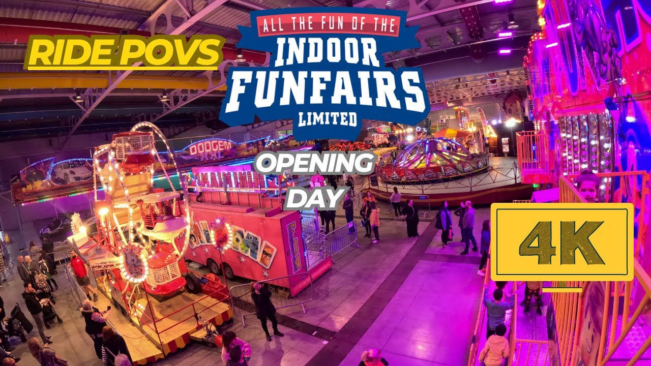 Harrogate Indoor Fun Fair October 2023 | Yorkshire Event Centre | 4k