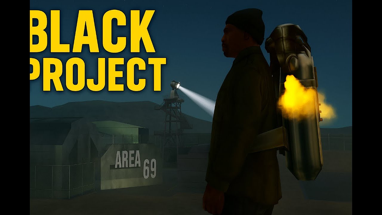 "Breaking Into Area 69! 🛸💥 | GTA San Andreas Black Project"