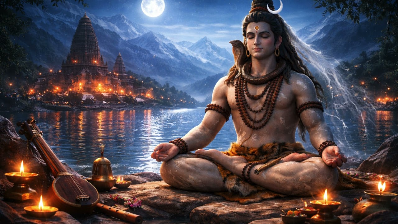 Shiva Chanting | Sanskrit Mantra | Night Meditation #OmNamahShivaya#ShivaChanting#Sanskrit#LordShiva