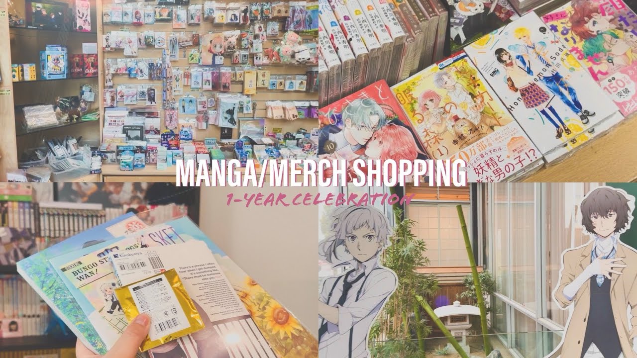 Manga/Merch Shopping + Haul | MY CHANNEL’S 1-YEAR ANNIVERSARY