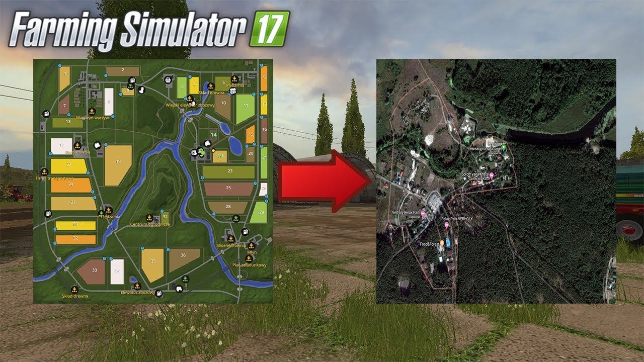CZY MAPA SOSNOVKA Z FARMING SIMULATOR 17 ISTNIEJE NAPRAWDĘ???!!!