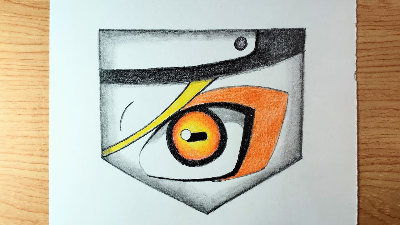 Naruto Eyes Drawing | Eye series 1/5🤞