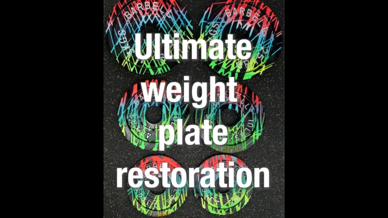 The Ultimate Weight Plate Restoration #shorts
