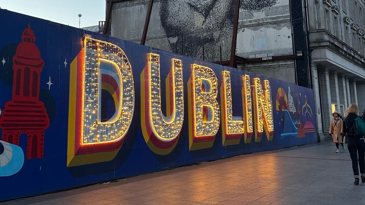 Caminhando por Dublin em um dia de céu azul | Take a Walk EP01 