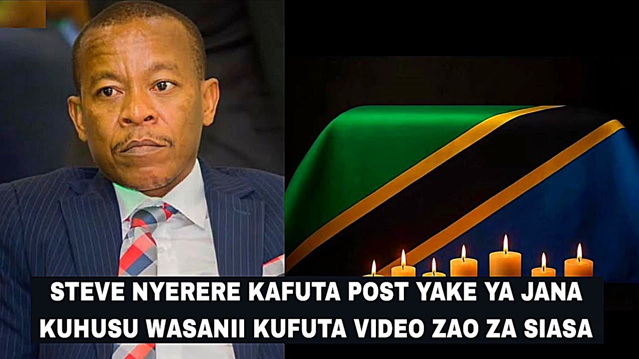 STEVE NYERERE KAIFUTA POST YAKE YA JANA KUHUSU WASANII KUFUTA VIDEO ZAO ZA SIASA