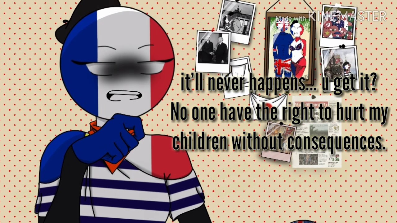 Countryhuman// France, answer to all the question about USA, canada, new Zealand  and Australia.