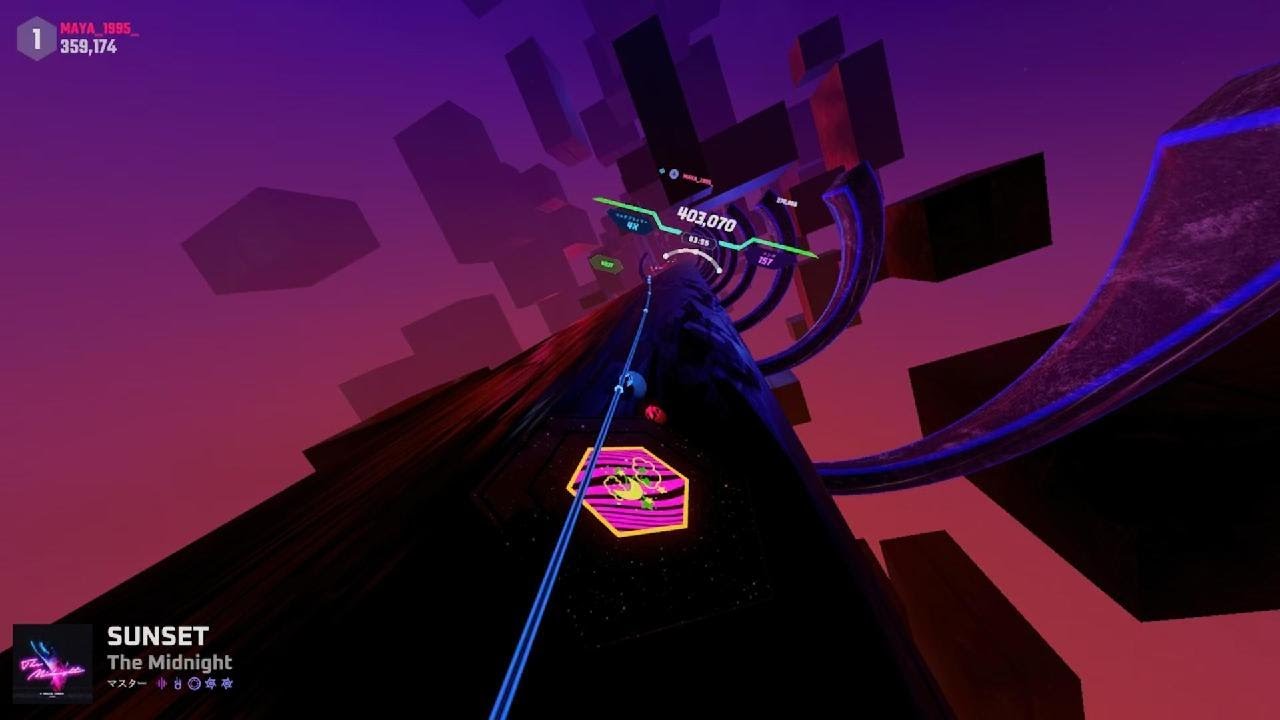 Synth Riders_SUNSET (The Midnight) 2-X SPIRAL WILD MASTER