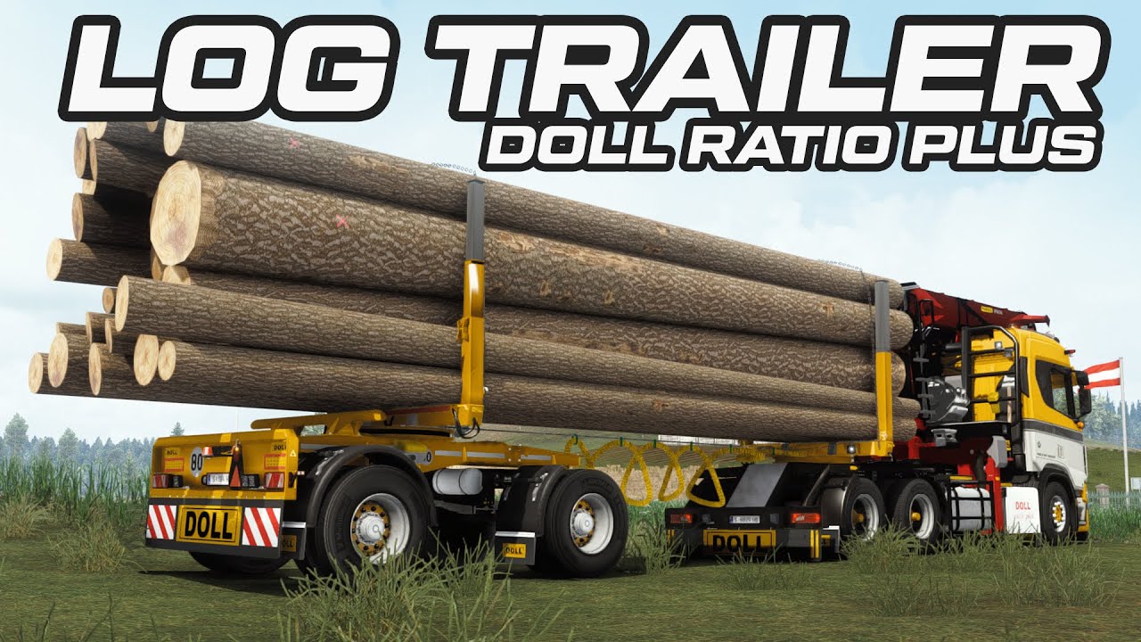 ETS2 1.45 DOLL Ratio Plus LOG/Timber Trailer by Teklic
