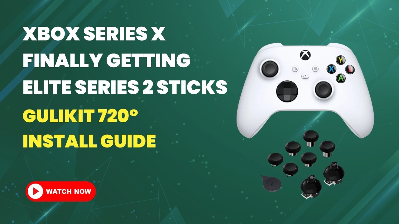 Контроллер Xbox Series X наконец-то получил обновление до уровня Elite 2 — руководство Gulikit 720°