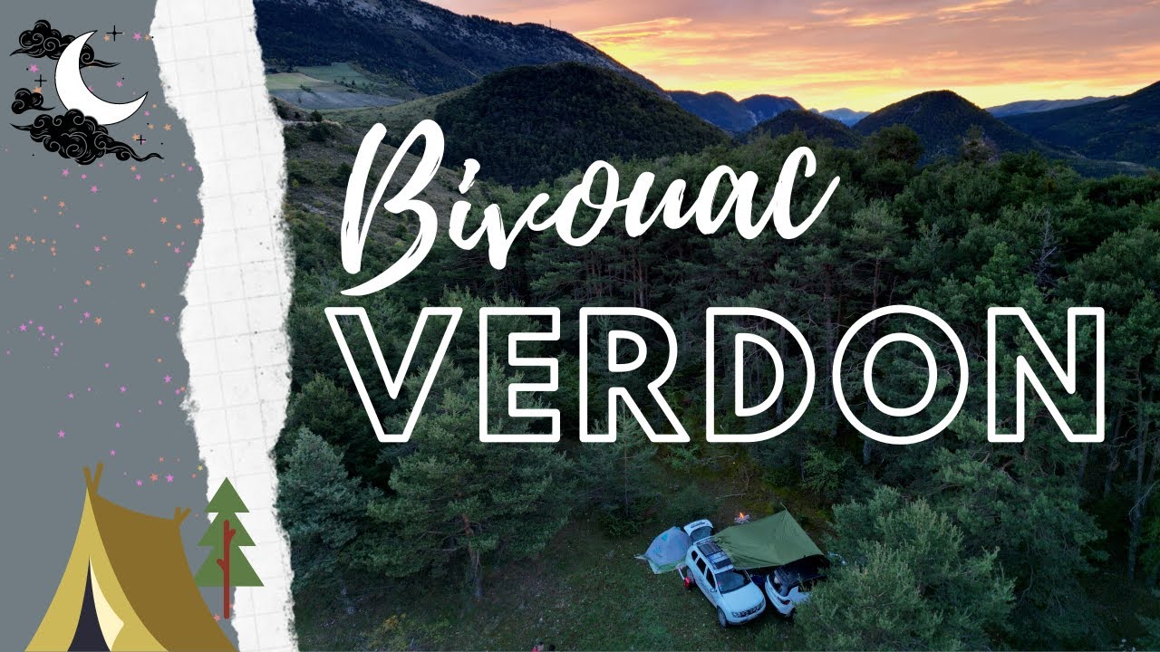 Weekend Bivouac dans le Verdon - Lumières et ciel magiques