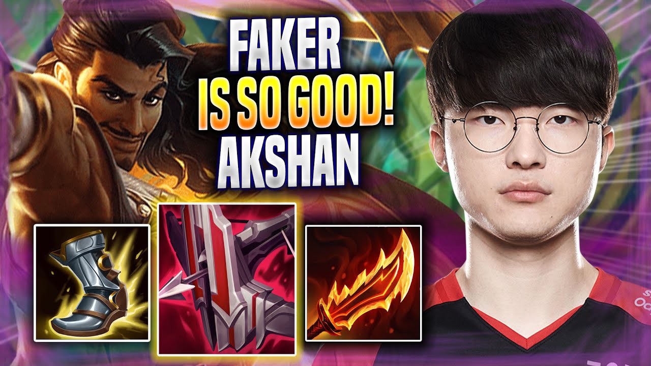 FAKER IS SO GOOD WITH AKSHAN! - T1 Faker Plays Akshan MID vs Sylas! | Season 2022