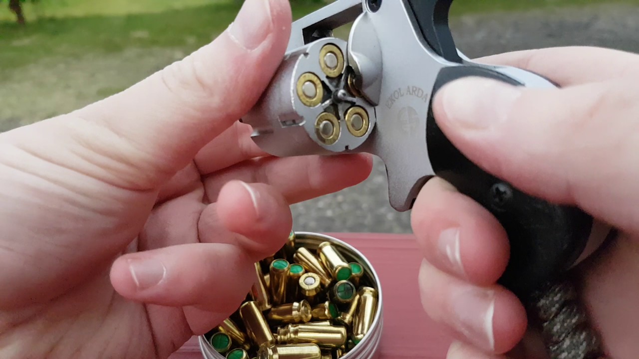 EKOL ARDA 8MM PAK REVOLVER: Shooting And First Person View (Blank Gun)