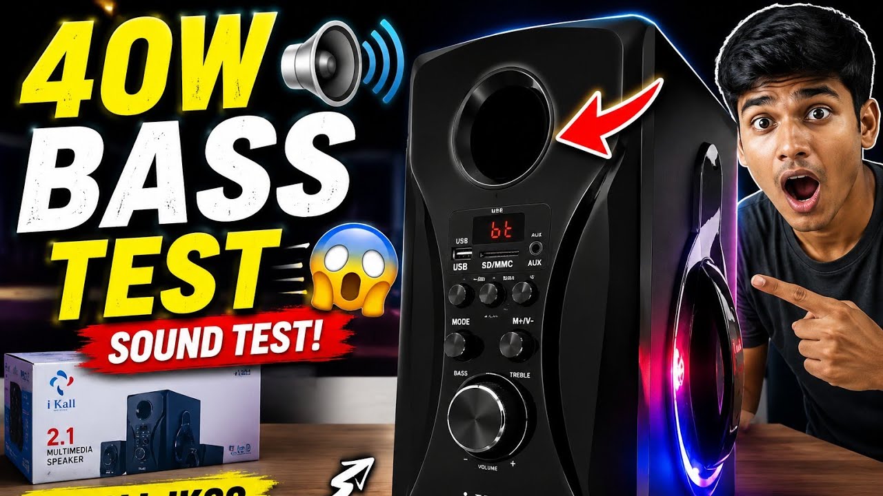 I Kall IK22 40 W Bluetooth Home Theatre Unboxing  I Kall IK22 40 W Bluetooth Home Theatre Black 2.1