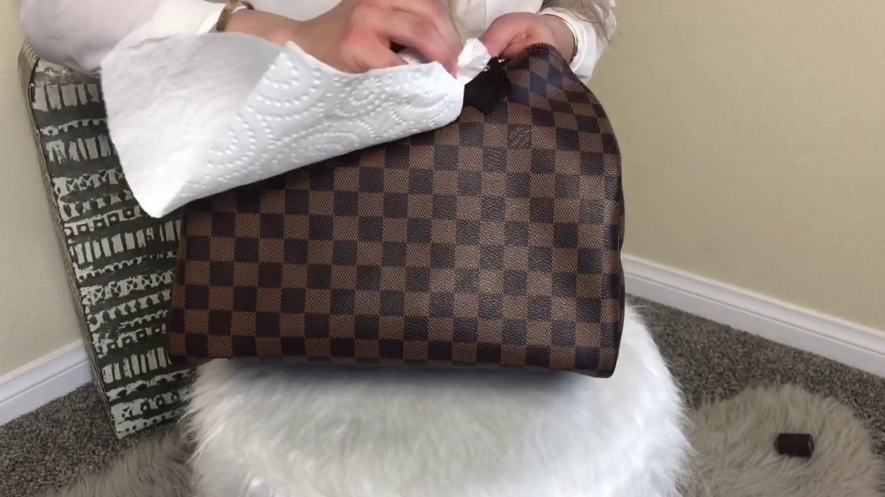 LV Damier Ebene Speedy 30 Cleaning