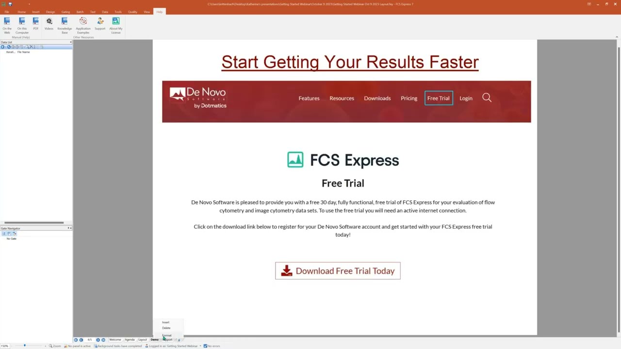 Getting Started in FCS Express 7 Flow