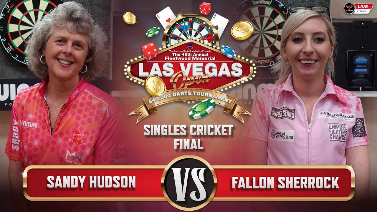 Sandy Hudson vs Fallon Sherrock | Singles Cricket Final | Las Vegas Open