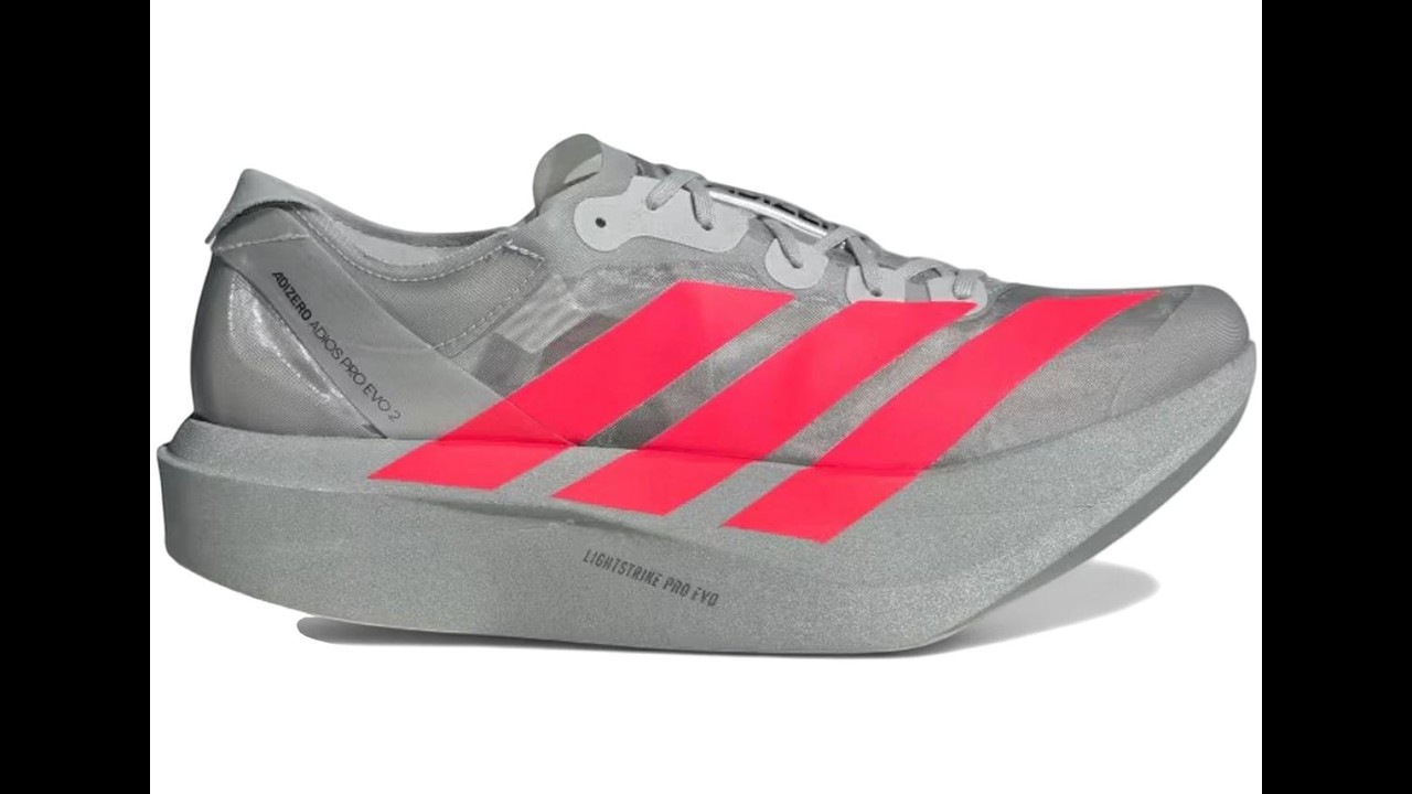 #381/1 [2026 ] Fenomenalny zestaw butów Adidas Adizero - srebrny kolor...