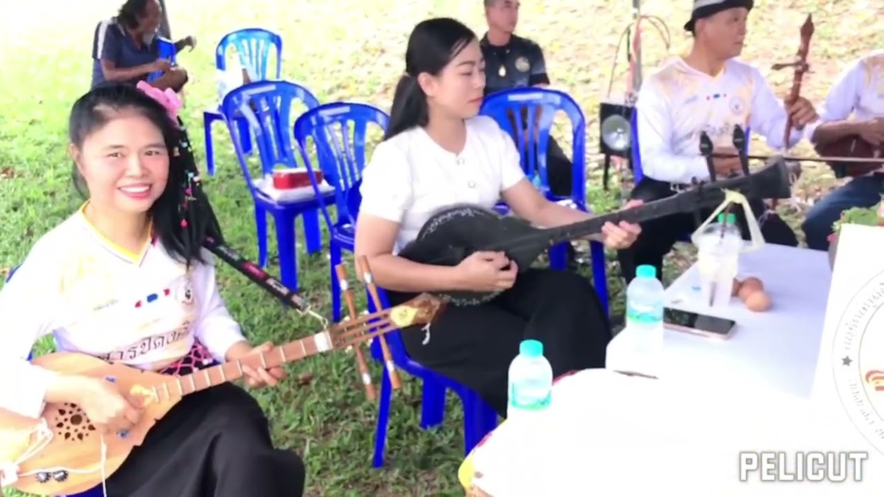 ฟ้อนแอ่น..วงสะล้อซอซึงบ้านสามบ้านแป้น คุณอนุรักษ์วัฒนธรรมไทย งานบวงสรวงเจ้าพ่อบุญลือ