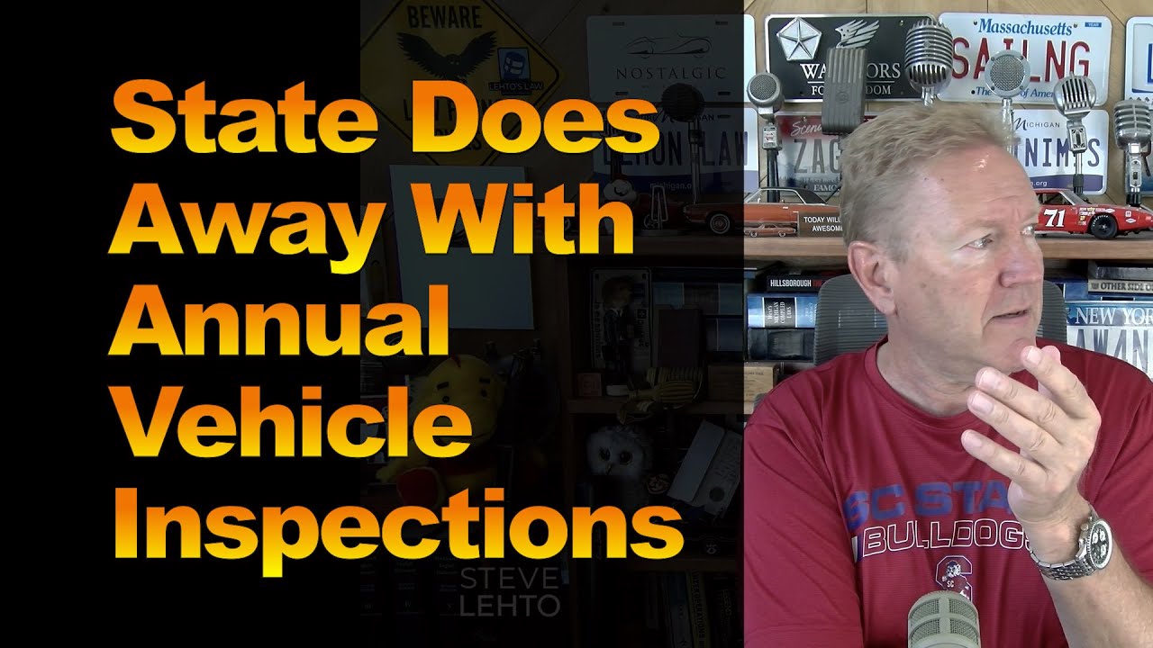 State Does Away With Annual Vehicle Inspections