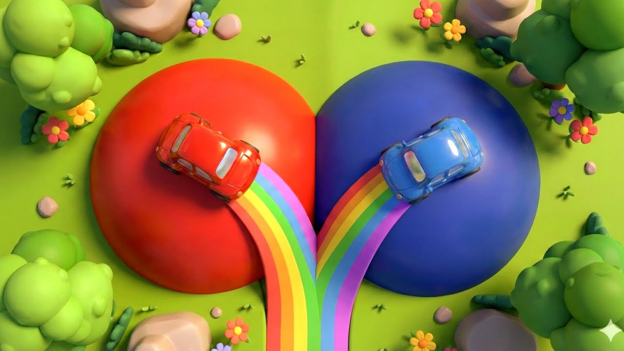 Learn Colors with Cars  | Colour car Kids Video @SMoonTv123 