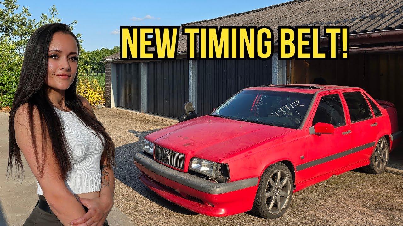 Replacing the timing belt on my Volvo 850R!