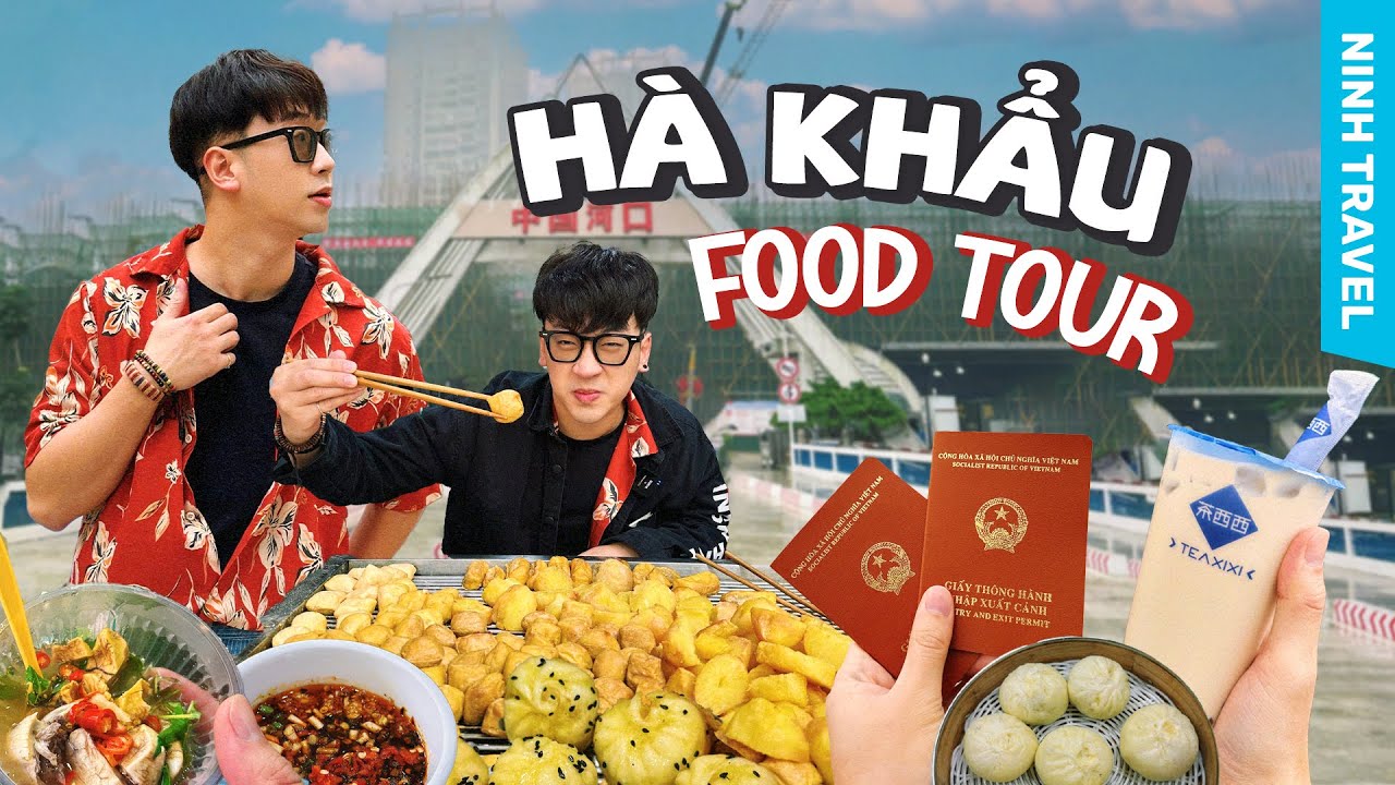 FOOD TOUR HÀ KHẨU A-Z siêu hot (tập 1) // Ăn Tiểu long bao, Đậu phụ thối, Lẩu cá tầm ven sông