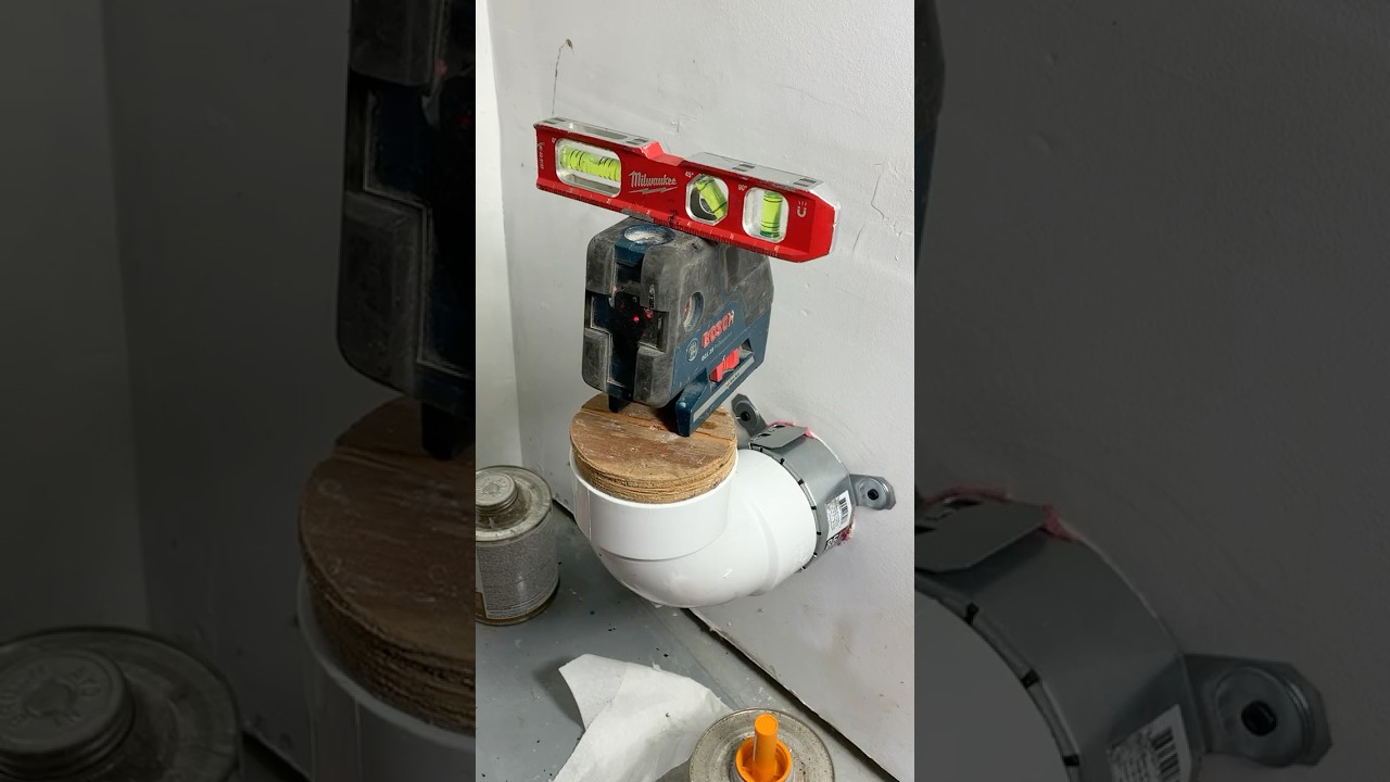 Radon Gas Mitigation System Installation - Basement to Roof