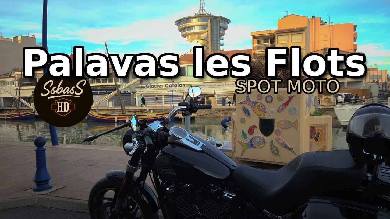 Balade Hivernale à Palavas : Ma Harley au Soleil Couchant
