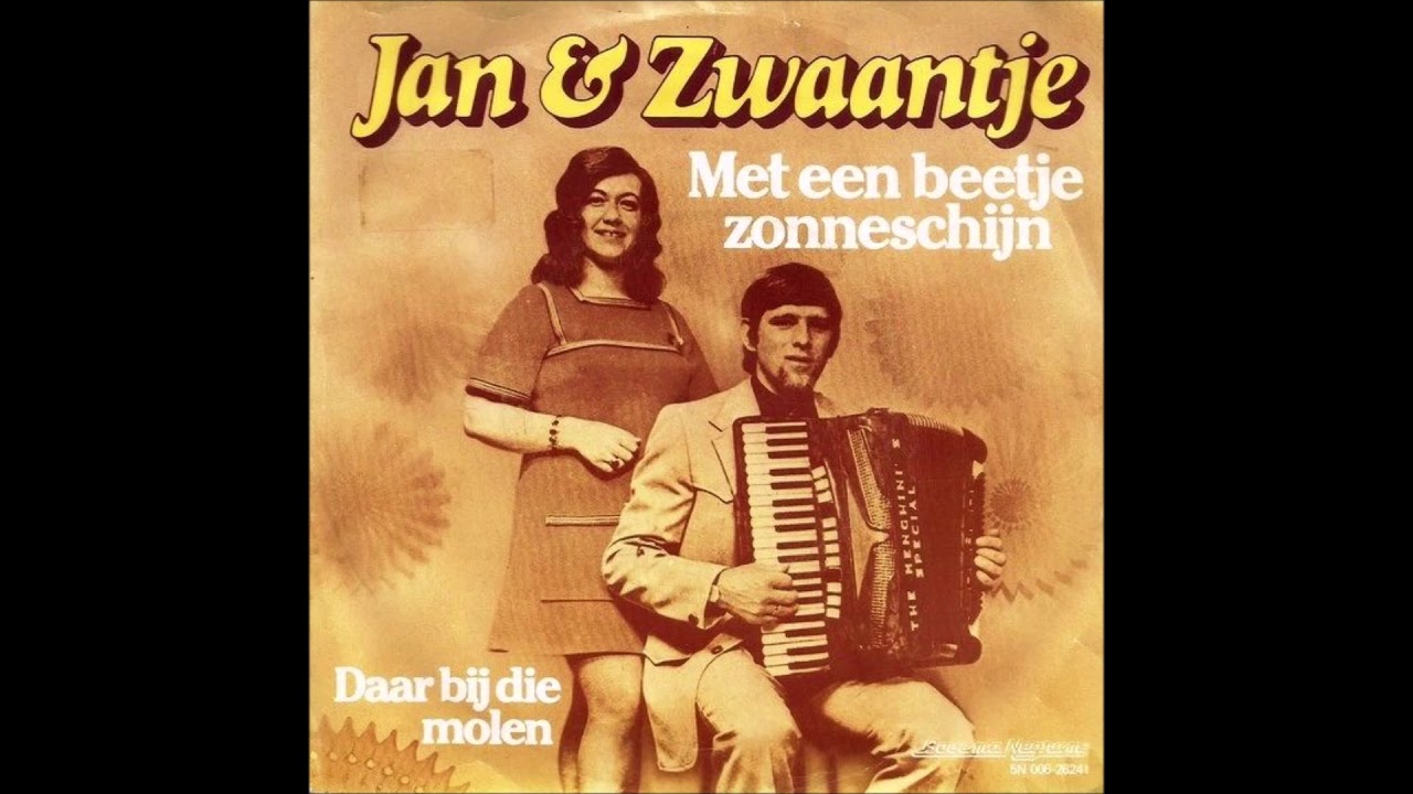 jan en zwaantje met een beetje zonneschijn