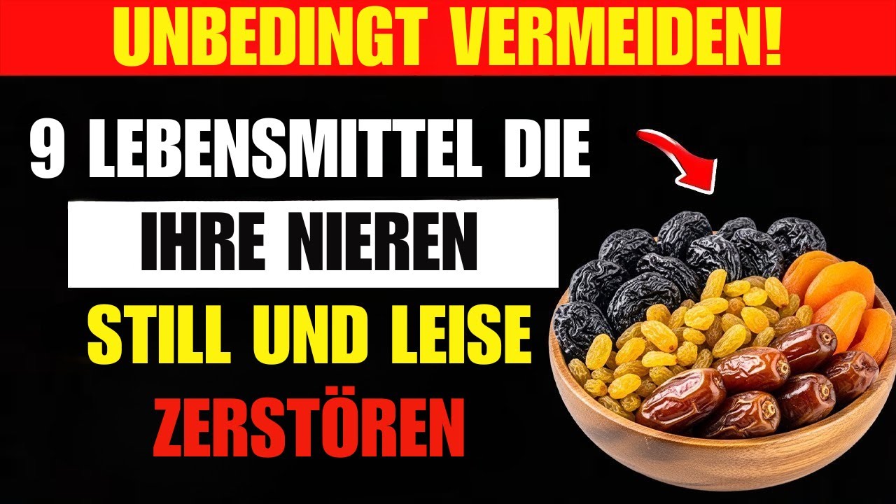 9 Lebensmittel, die Ihre Nieren still und heimlich ZERSTÖREN – dringend vermeiden! ⚠️🧂🫘