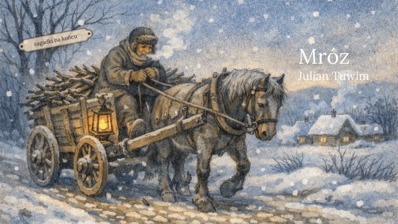 Mróz Julian Tuwim – zimowa czytanka z zagadkami ❄️📖 | Retro Bajki