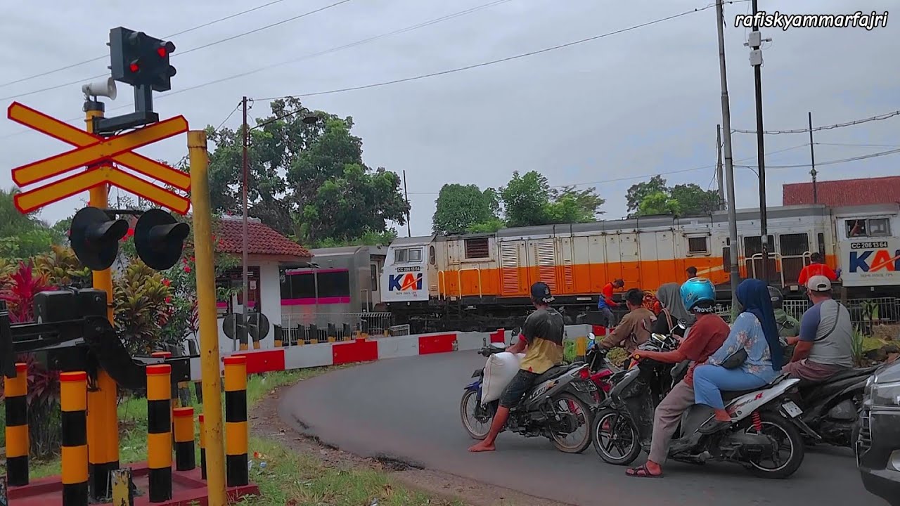 Palang Pintu Kereta Api | Level Crossing In Indonesia | Febuari2026 | Ka Argo Lawu & Ka Purwojaya