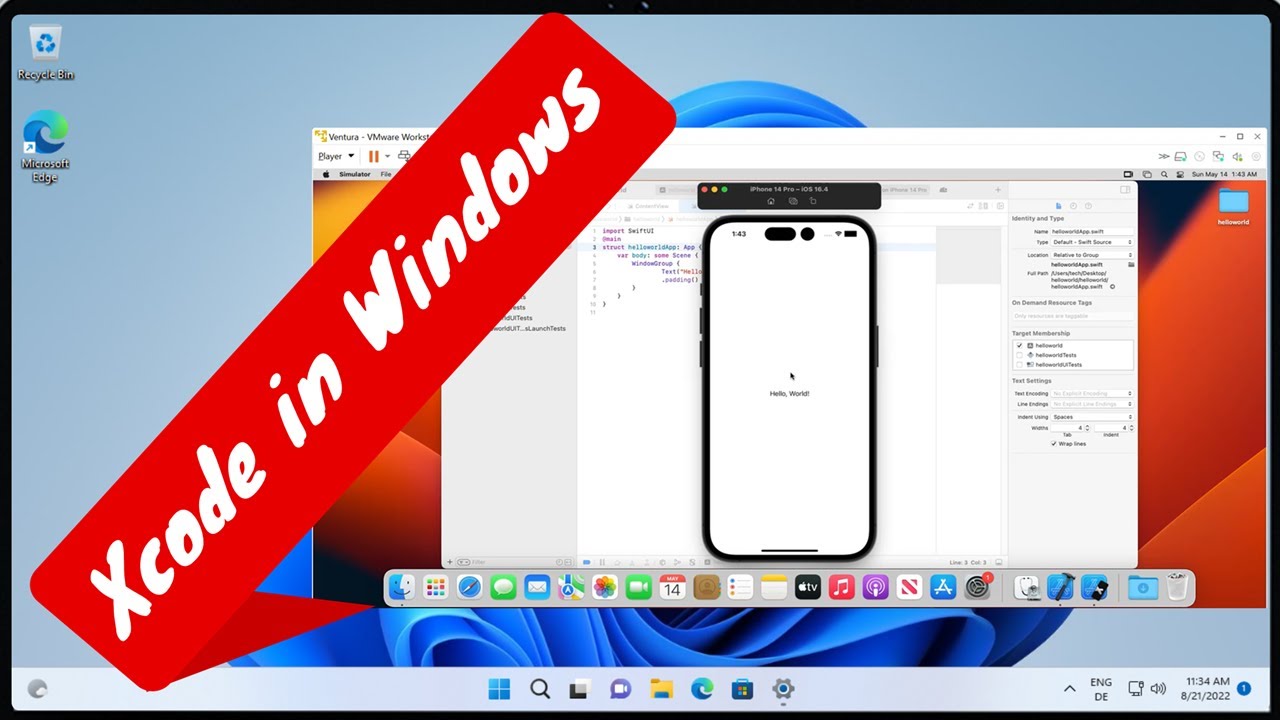 Как установить XCode на Windows | Загрузите и запустите приложения XCode на Windows | Эмулятор iO...