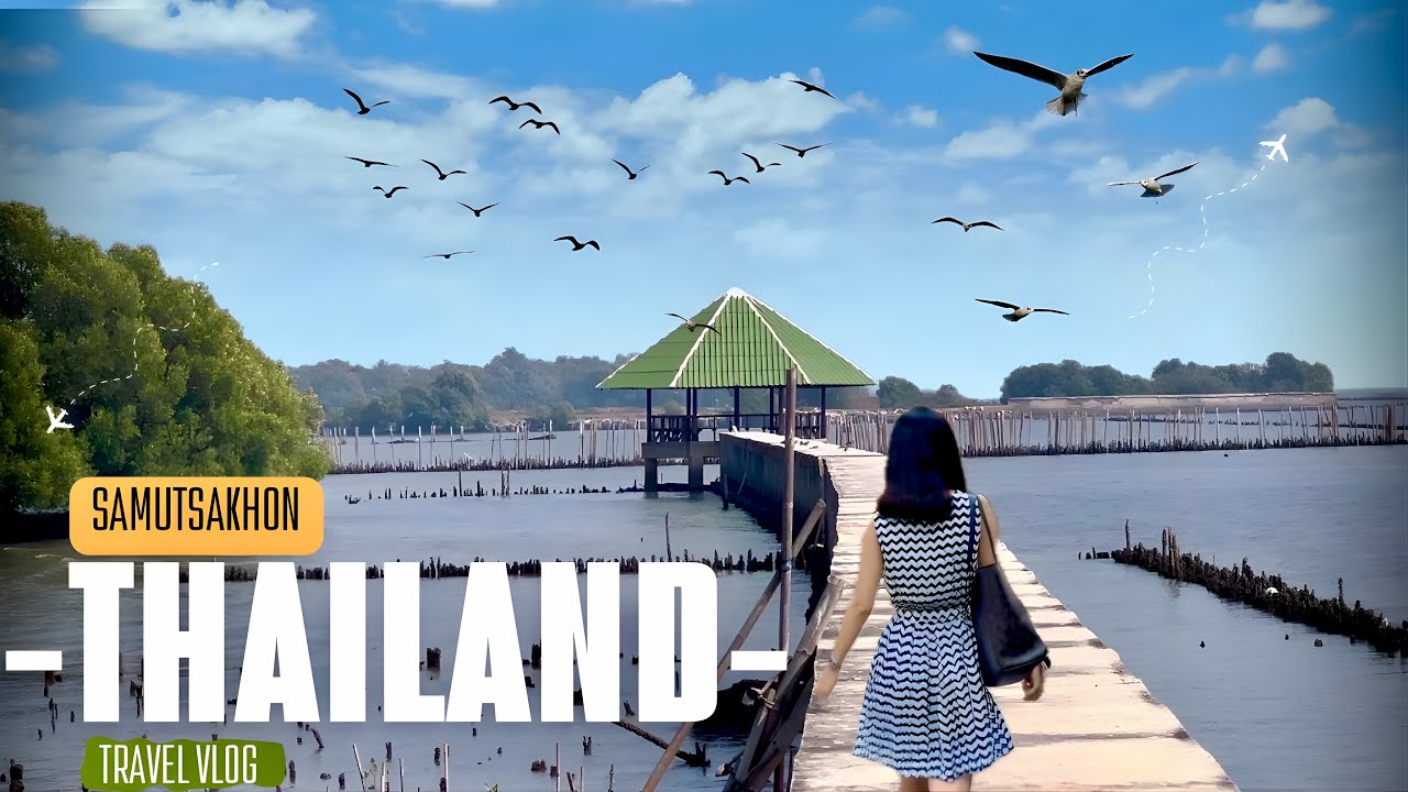 One Day Trip in Samut Sakhon : Exploreing the Mangroves Experience , Thailand Vlog