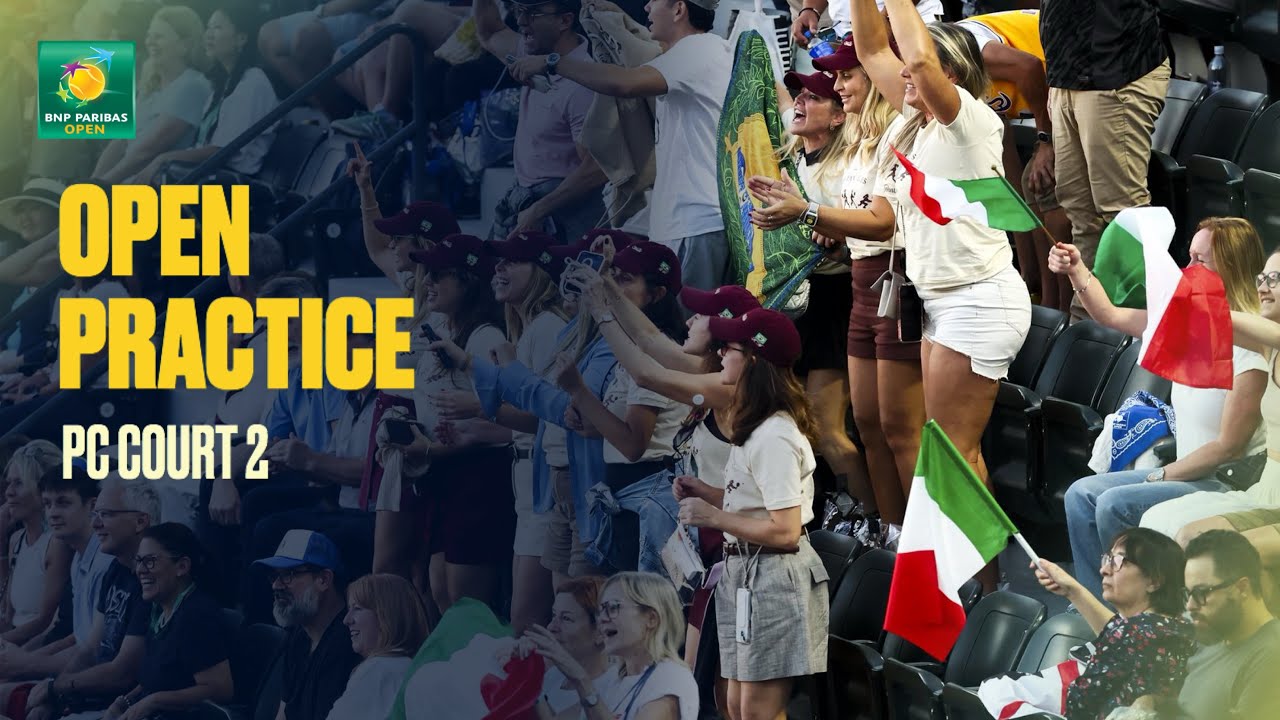 LIVE: Open Practice on PC 1 | BNP Paribas Open 2026 | 09.03.26
