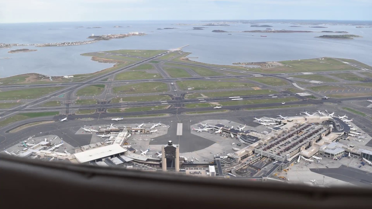 VFR Departure from Boston Logan KBOS after running the marathon (ATC Audio)